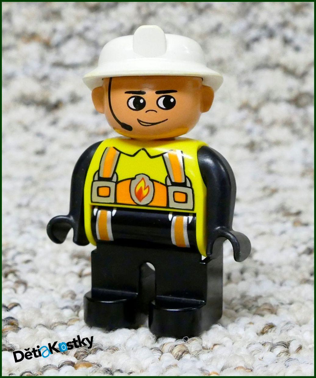 Lego® Duplo® Figurka Hasič - Posádka Vrtulníku s Mikrofonem