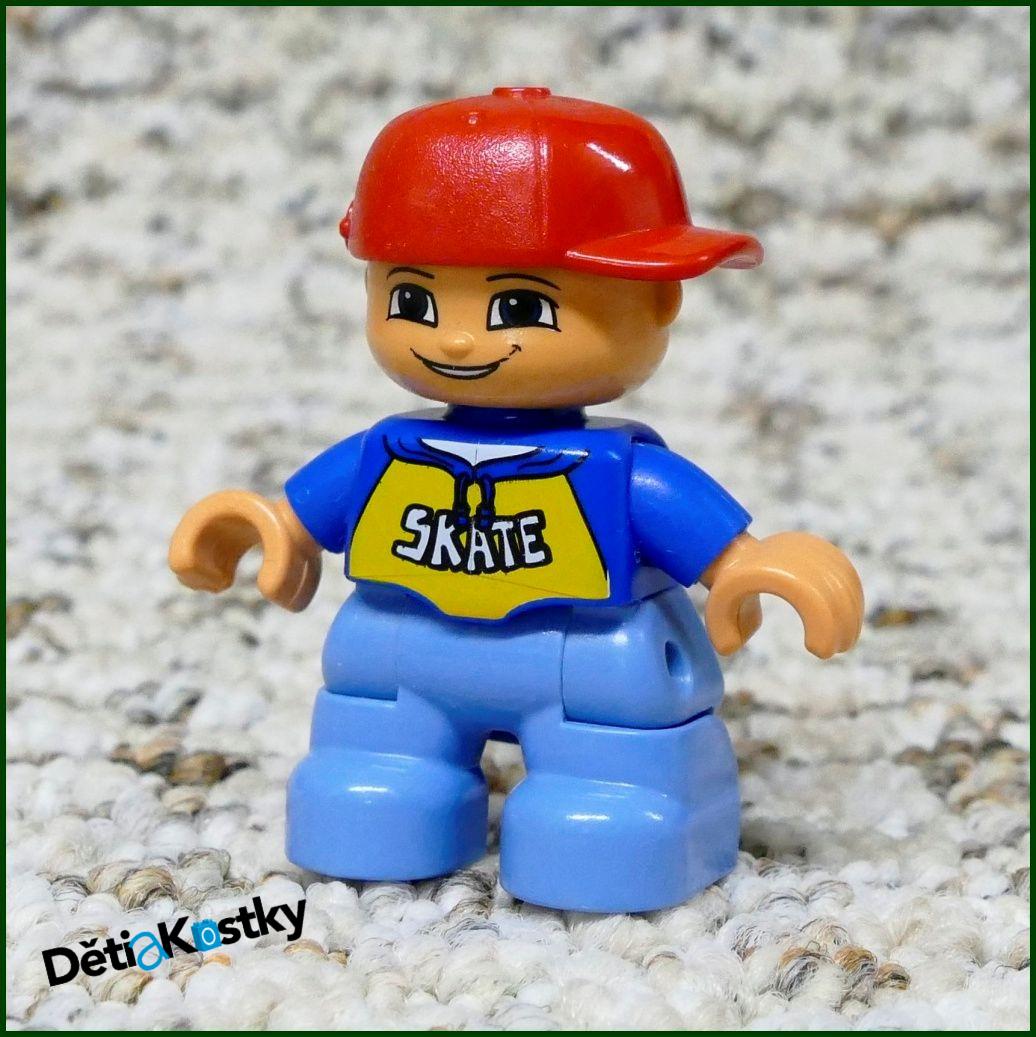 Lego® Duplo® Figurka Dítě Skate - Otočná Kšiltovka