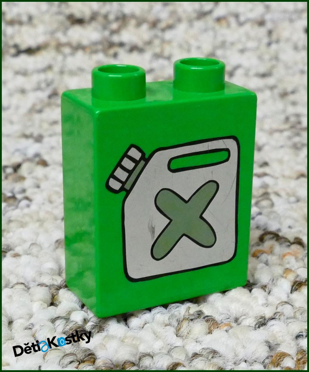 Lego® Duplo® Kostka 1x2x2 Světle Zelená - Kanystr
