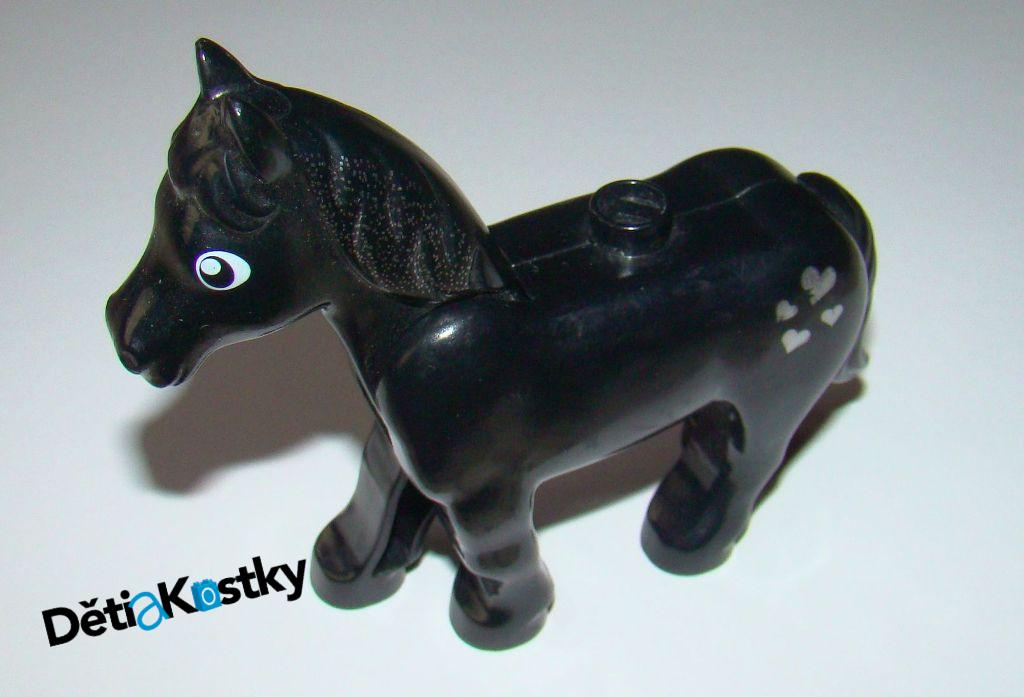 Lego® Duplo® Černý Kůň se Srdíčky