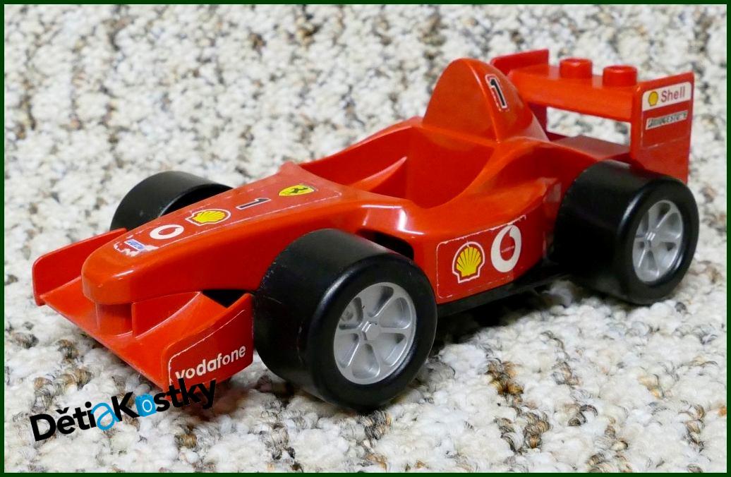 Lego® Duplo® Formule Červená s Nálepkami