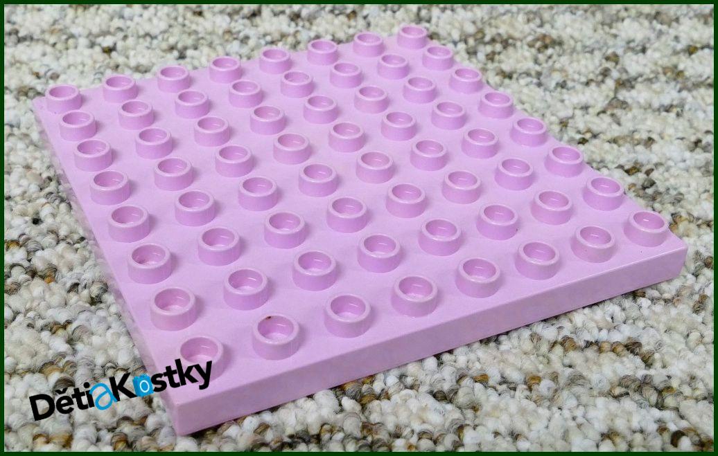 Lego® Duplo® Podložka/Deska 8x8 Růžová