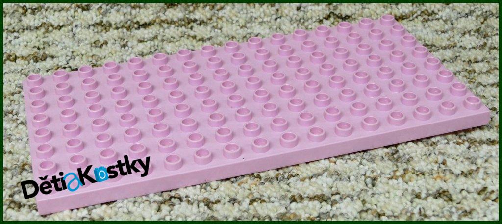 Lego® Duplo® Podložka/Deska 8x16 Růžová