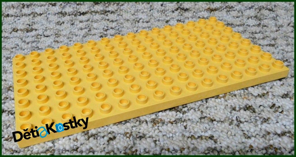 Lego® Duplo® Podložka/Deska 8x16 Světle Oranžová