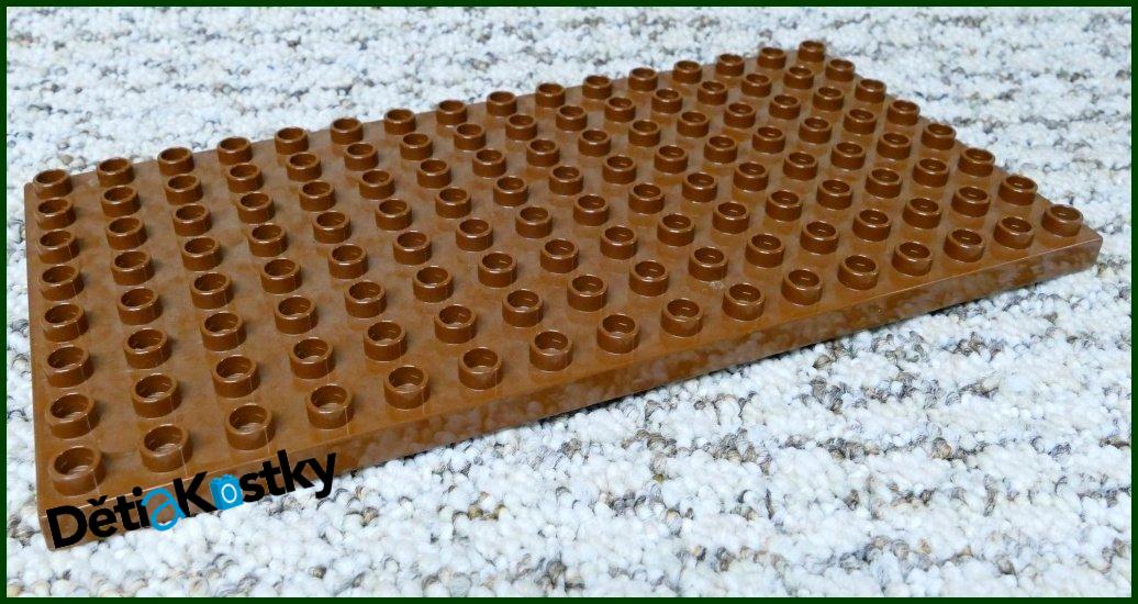 Lego® Duplo® Podložka/Deska 8x16 Tmavě Hnědá