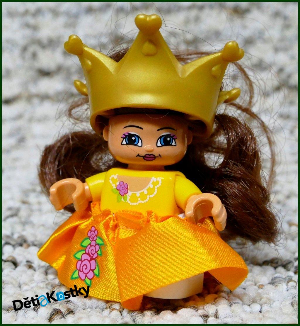 Lego® Duplo® Figurka Princezna s Vlasy, Korunou a Šaty