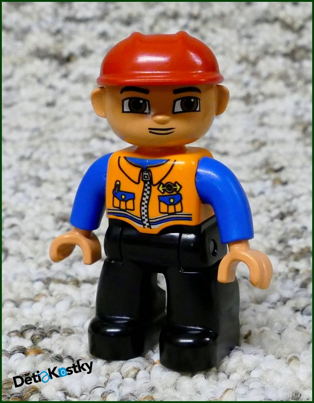 Lego® Duplo® Figurka Posunovač - Červená Přilba