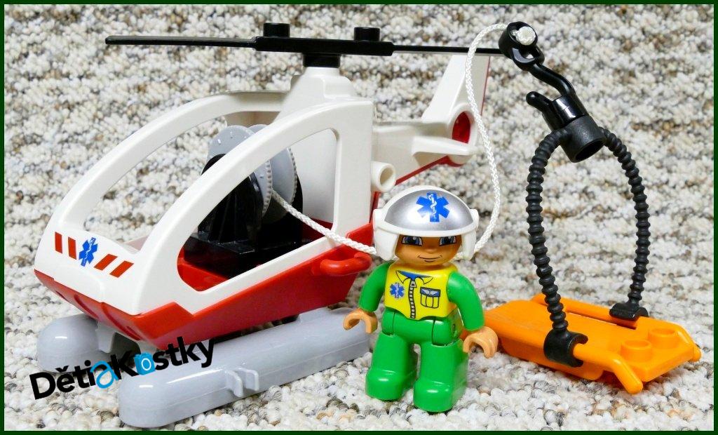 Lego® Duplo® Záchranářský Vrtulník s Pilotem