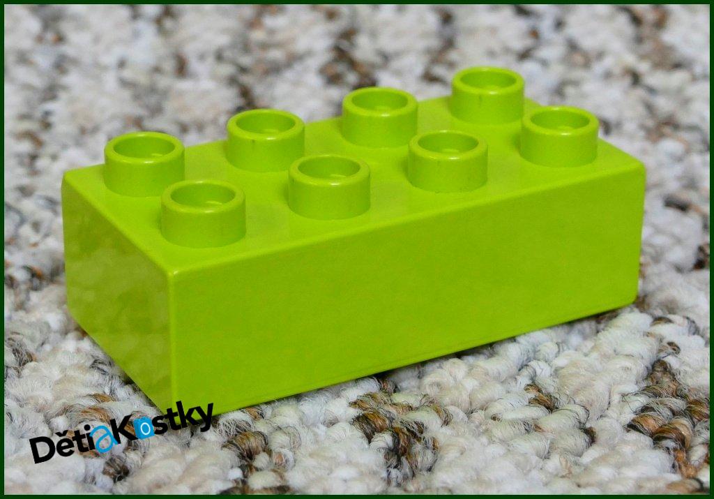 Lego® Duplo® Kostka 2x4 Limetka Světlá