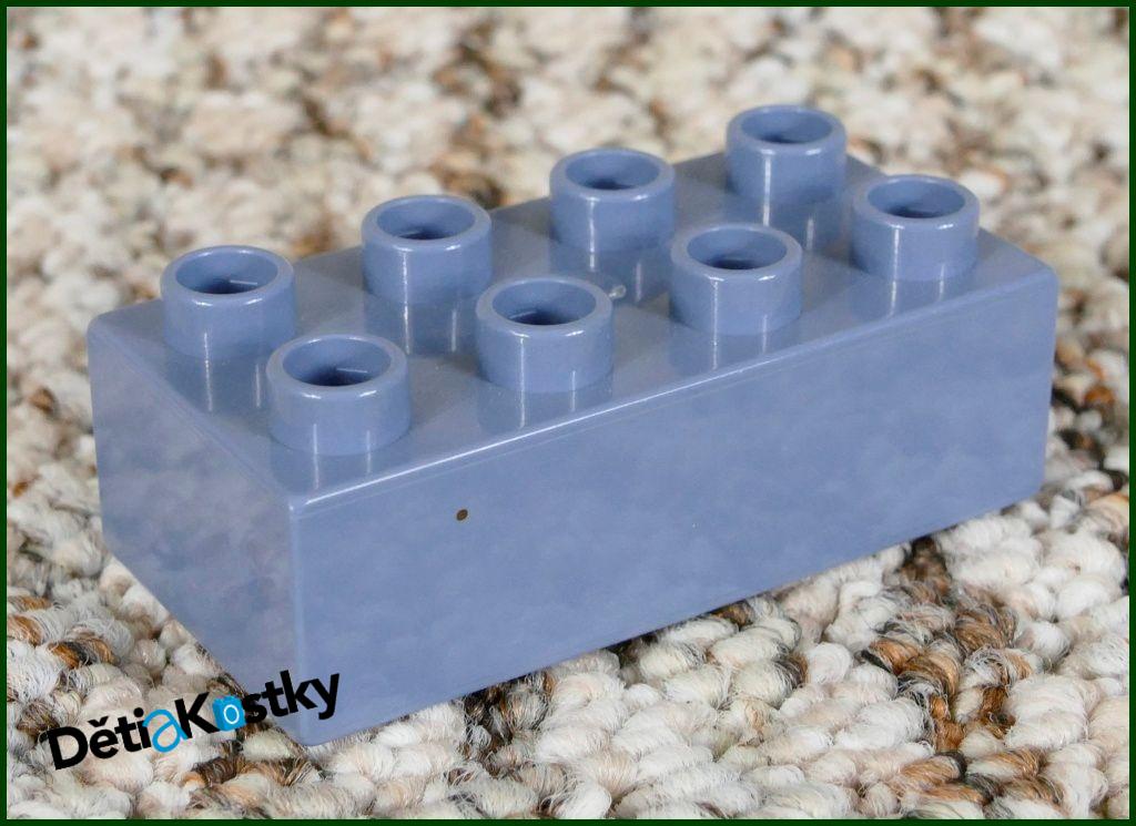 Lego® Duplo® Kostka 2x4 Šedomodrá