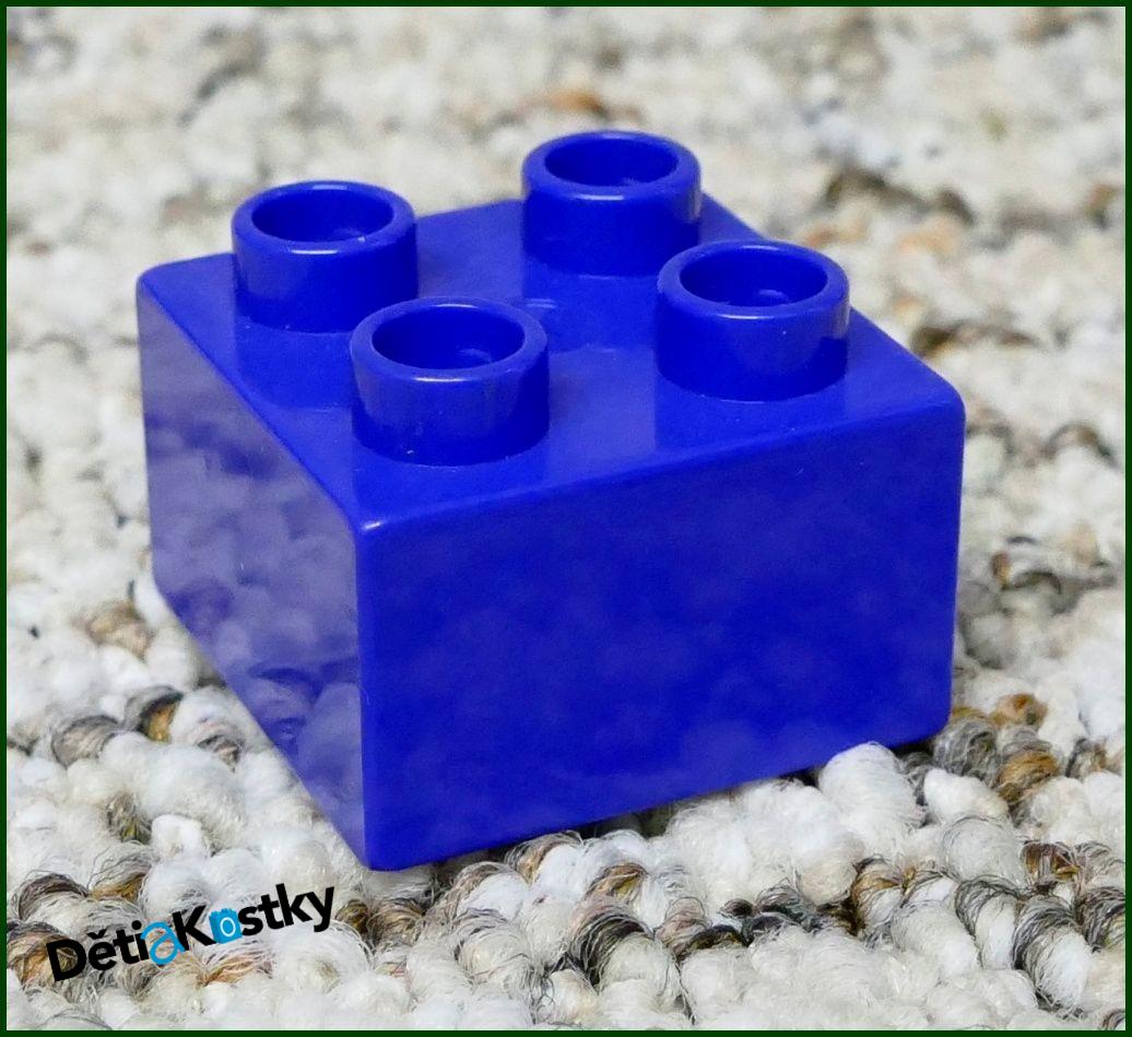 Lego® Duplo® Kostka 2x2 Fialovo-modrá