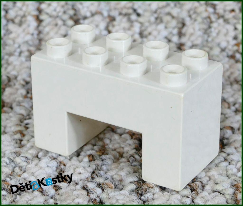 Lego® Duplo® Kostka Podstavec Mostu 2x4 Bílý