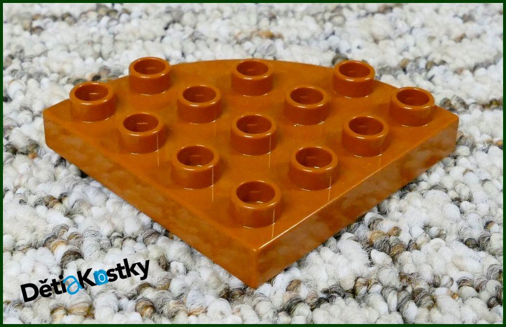 Lego® Duplo® Podložka/Destička 4x4 Kulatá Světle Hnědá