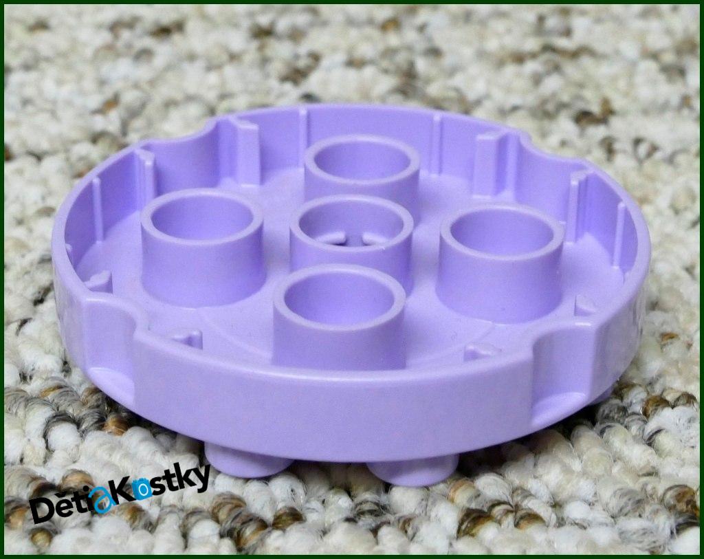 Lego® Duplo® Podložka/Destička 4x4 Kruh Fialková
