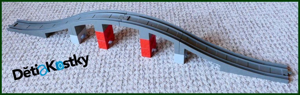 Lego® Duplo® Železniční Most - Barva Starší Šedá