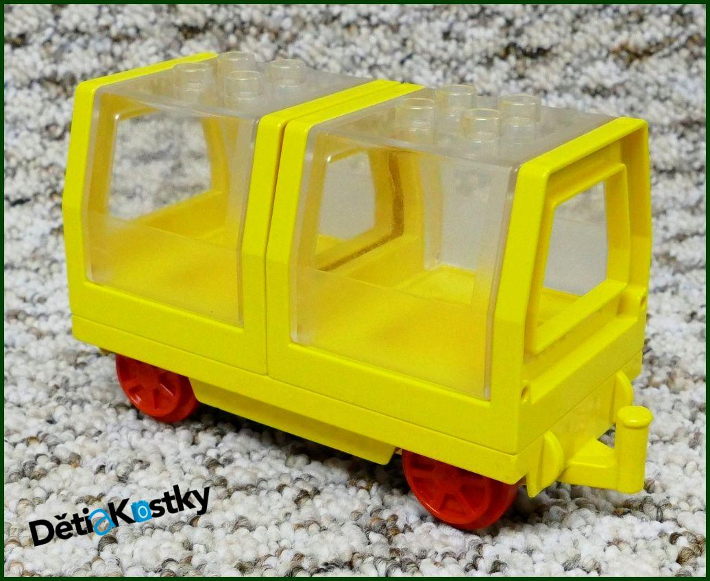 Lego® Duplo® Vagon pro Cestující - Prosklené Kabiny Žluté