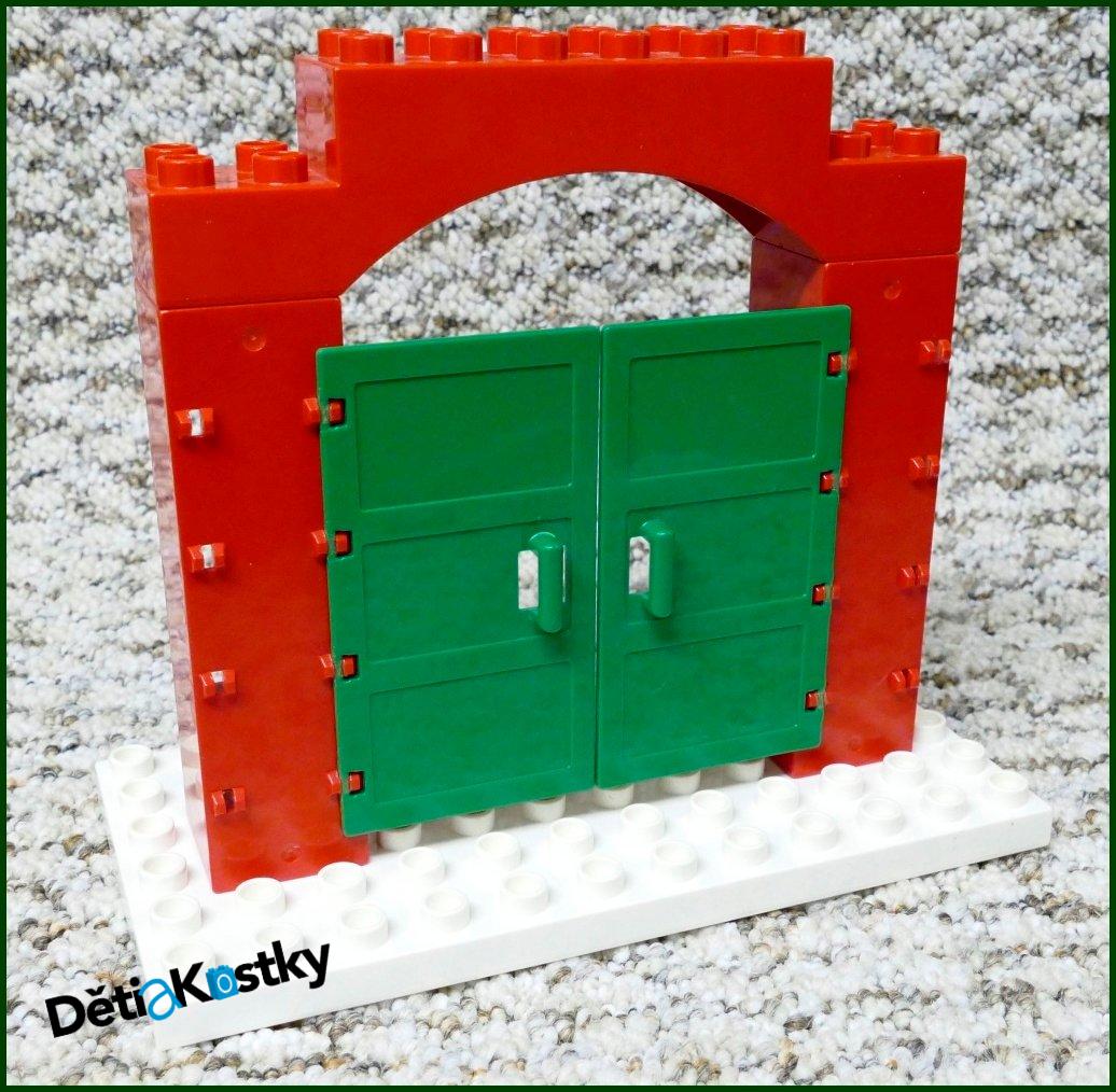 Lego® Duplo® Vrata Farmy (Červená-Zelená)