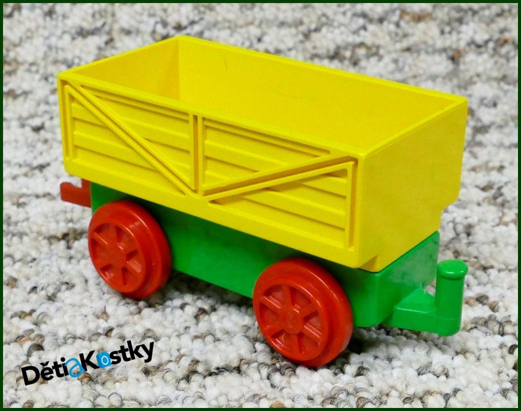 Lego® Duplo® Vagon Malý Zelený - Žlutá Korba