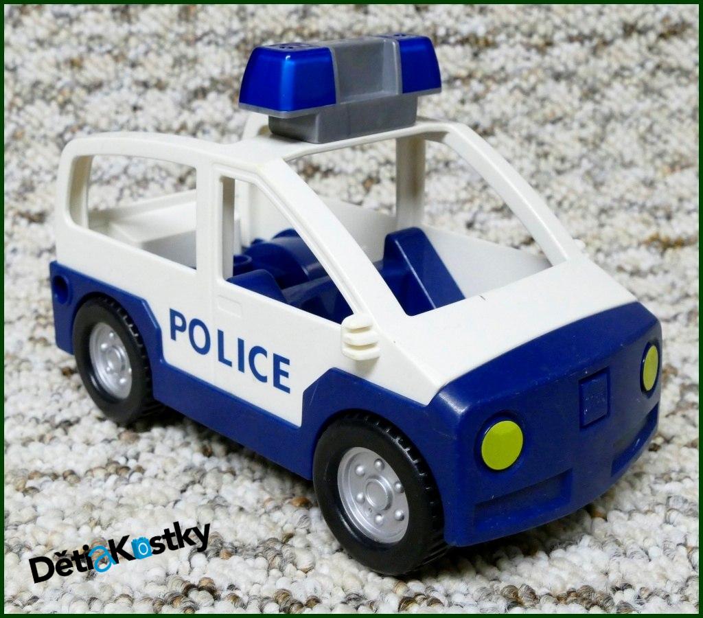 Lego® Duplo® Policejní Dodávka - Tmavě Modrý Podvozek