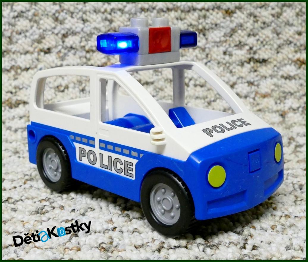 Lego® Duplo® Policejní Auto Větší s Majáčkem (Houká/Bliká)