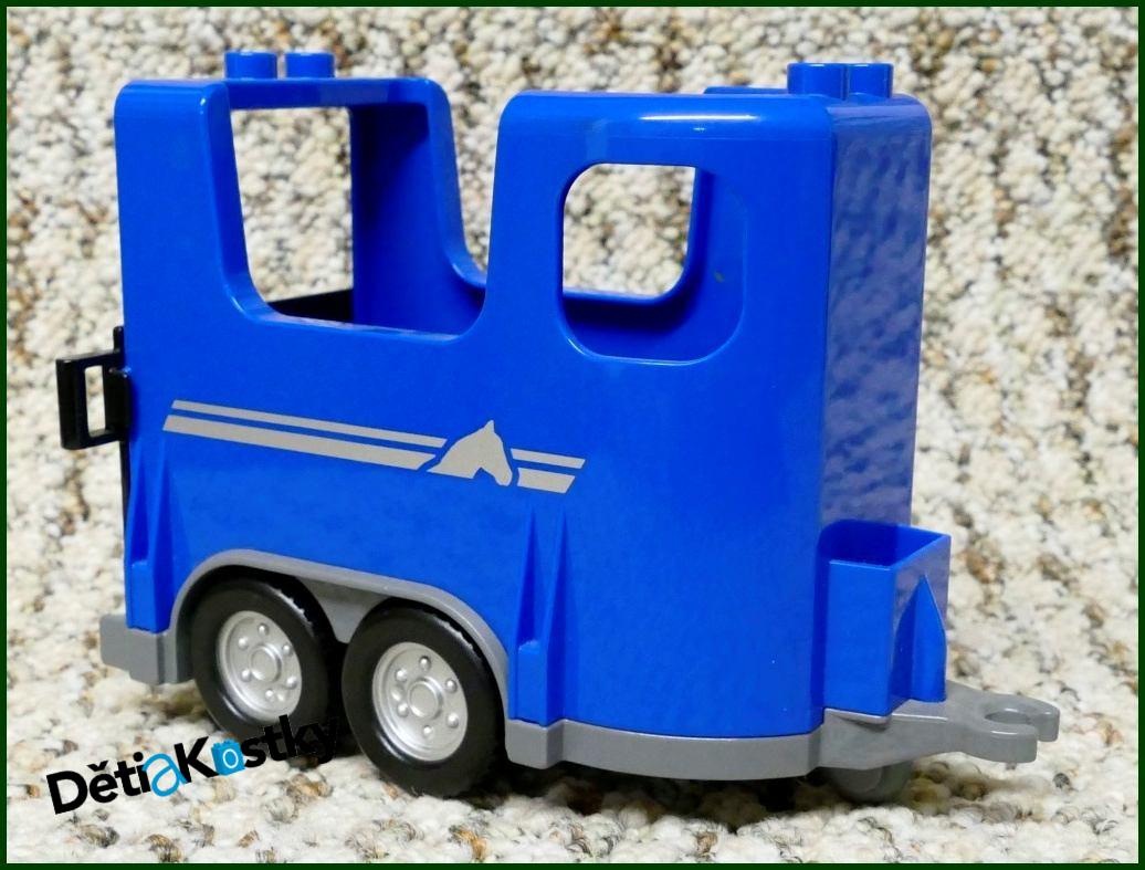 Lego® Duplo® Vůz pro Přepravu Koní Modrý