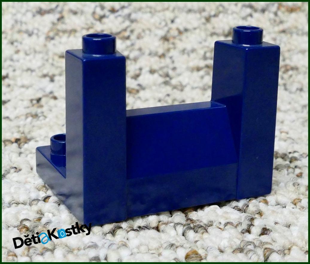 Lego® Duplo® Hradba Horní Díl - Tmavě Modrá