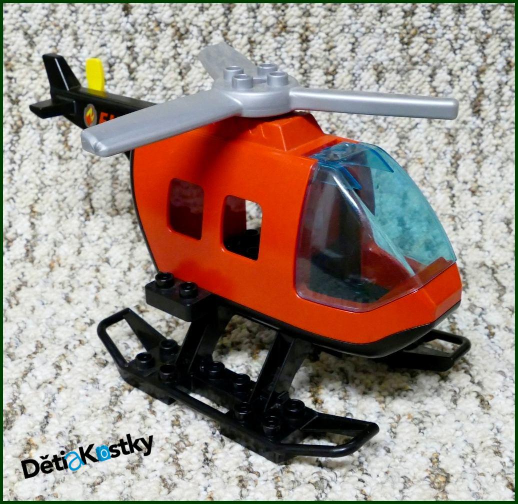 Lego® Duplo® Vrtulník Velký Hasiči - Šedá Vrtule