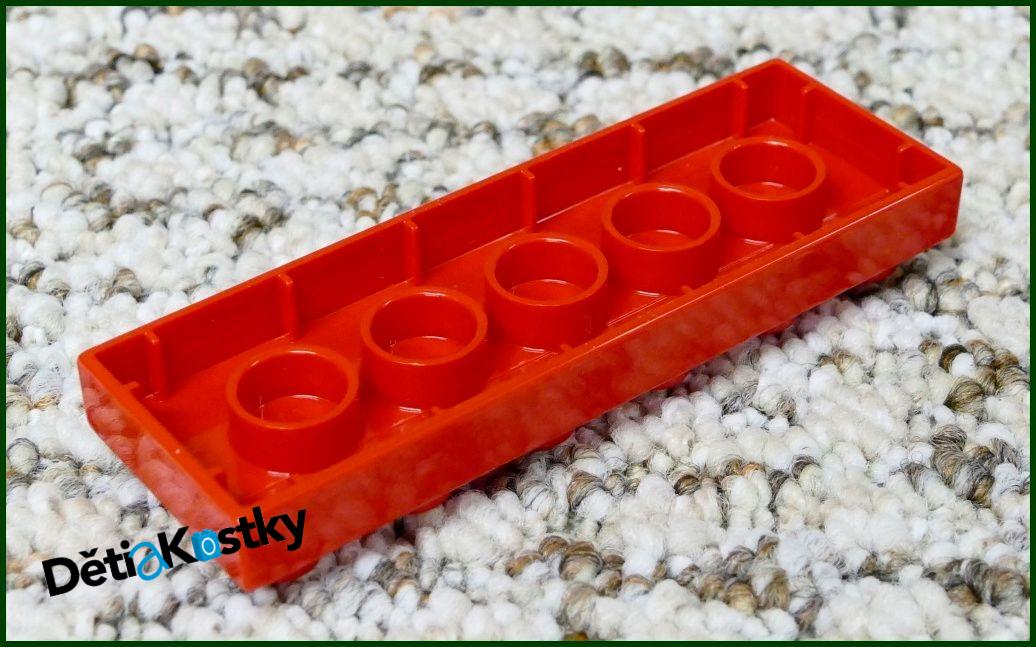 Lego® Duplo® Podložka/Destička 2x6 Červená