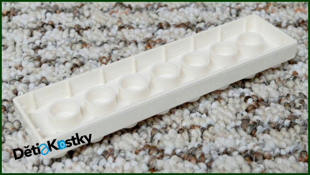 Lego® Duplo® Podložka/Destička 2x8 Bílá