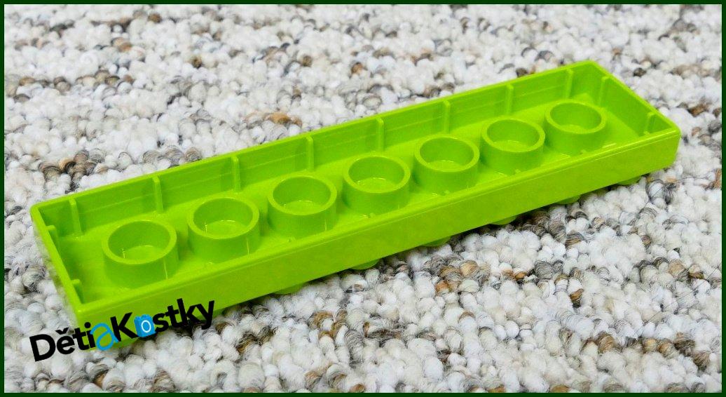 Lego® Duplo® Podložka/Destička 2x8 Limetka