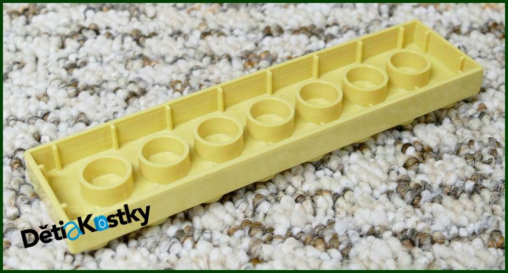 Lego® Duplo® Podložka/Destička 2x8 Světle Béžová