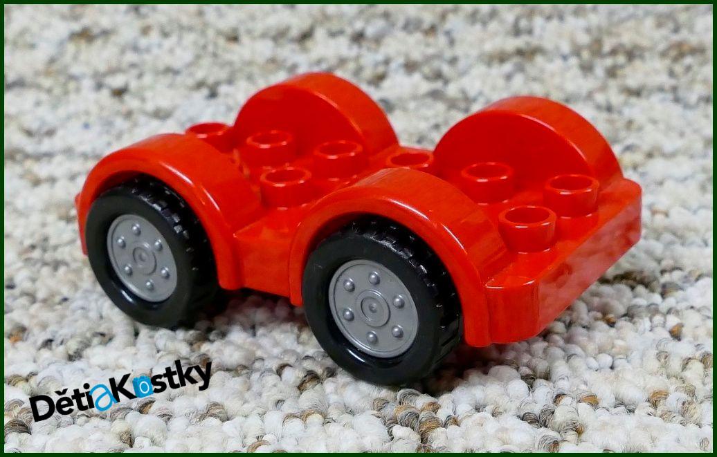 Lego® Duplo® Podvozek Autíčka 4x6 Červený