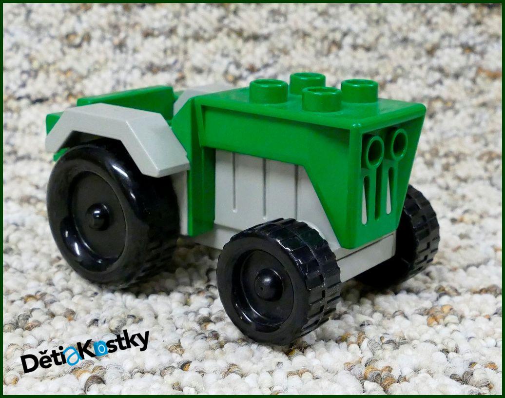 Lego® Duplo® Traktor Malý - Tmavě Zelený