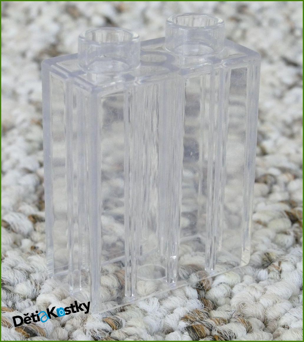 Lego® Duplo® Kostka 1x2x2 Průhledná Bílá 
