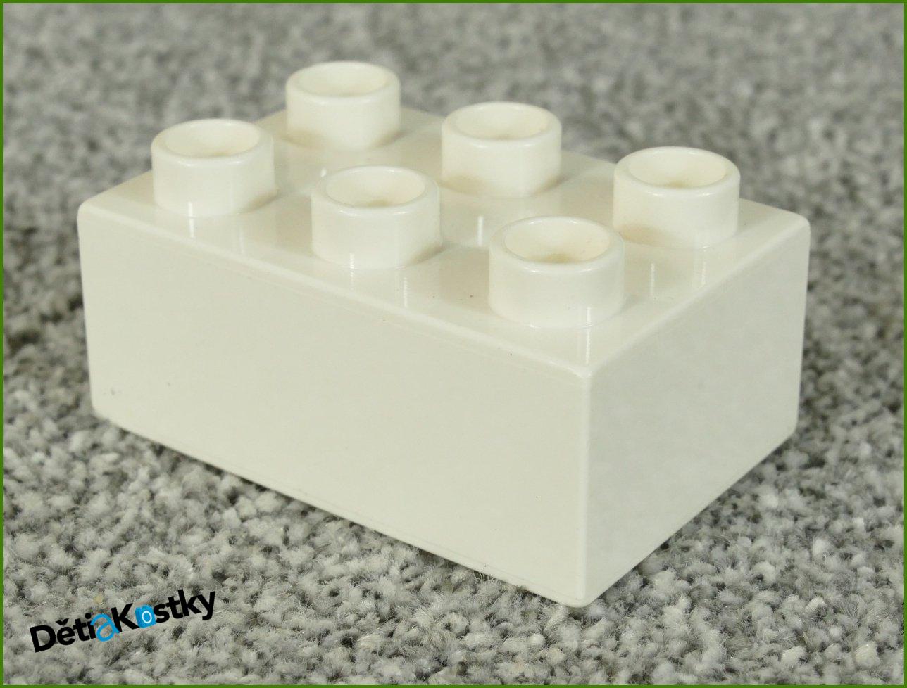 Lego® Duplo® Kostka 2x3 Bílá