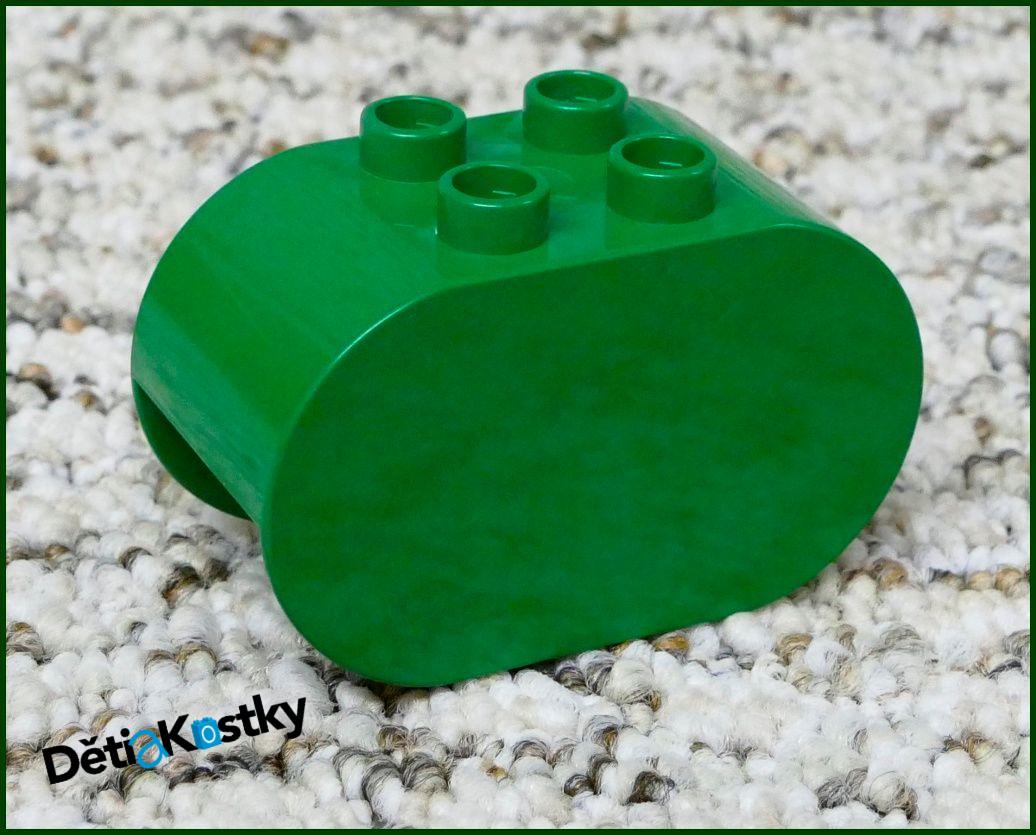 Lego® Duplo® Kostka 2x4x2 Zaoblená Tmavě Zelená