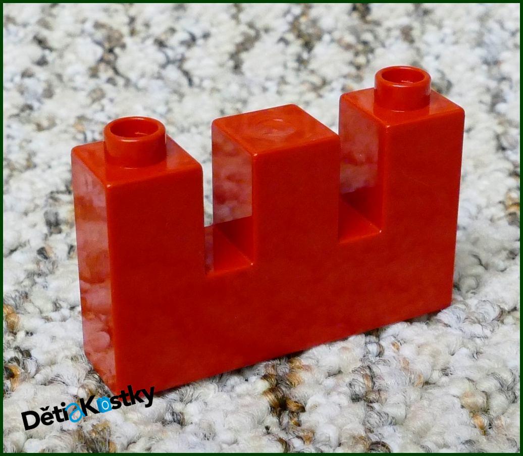 Lego® Duplo® Kostka Hradba Úzká Červená