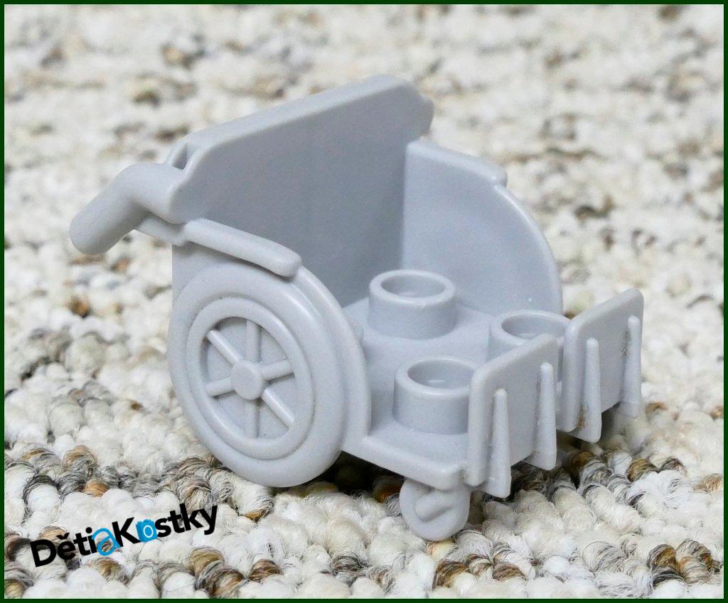 Lego® Duplo® Invalidní Vozík Šedý Pro Figurky