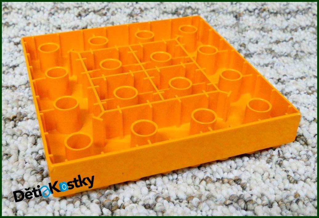 Lego® Duplo® Podložka/Deska 8x8 Oranžová Vysoká