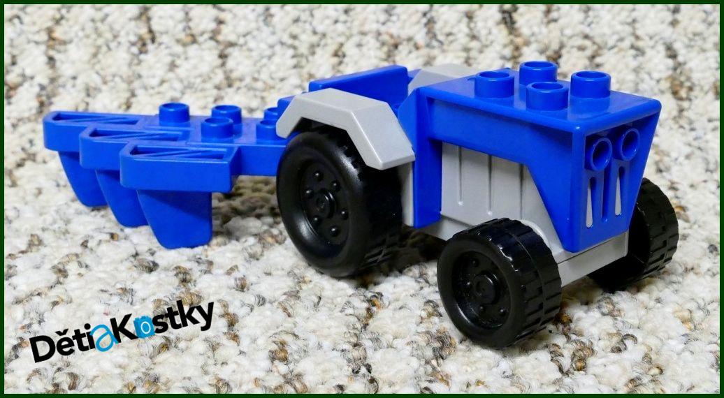 Lego® Duplo® Traktor s Pluhem Modrý (Modrý Pluh)