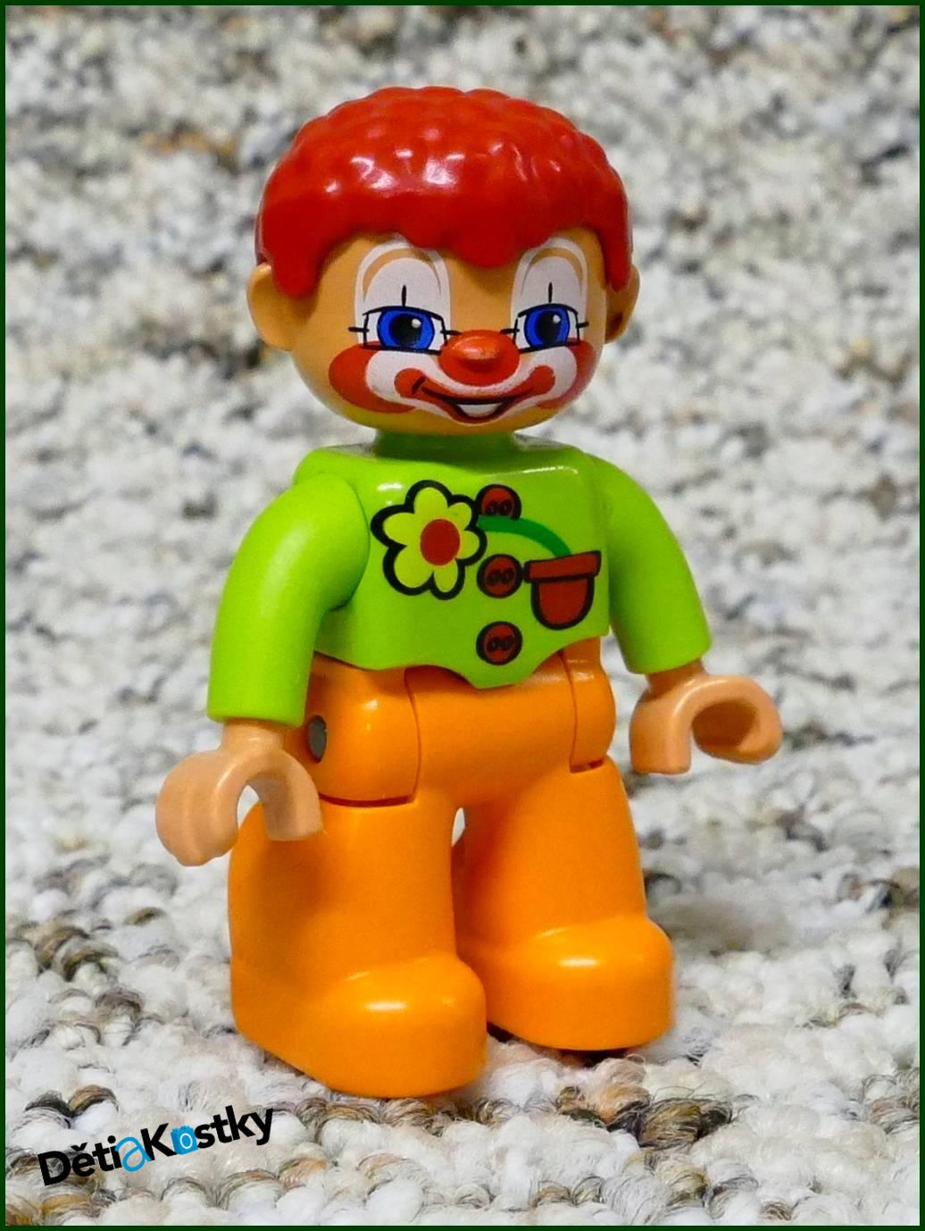 Lego® Duplo® Figurka Šašek - Červené Vlasy