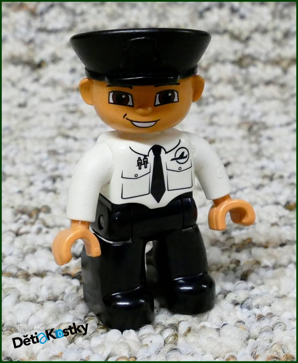 Lego® Duplo® Figurka Pilot Letadla s Kravatou