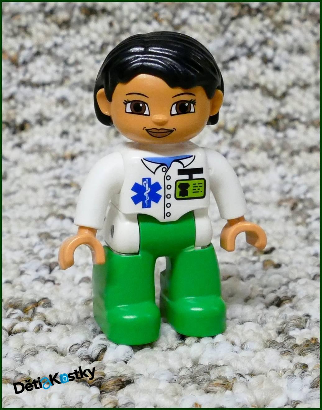 Lego® Duplo® Figurka Doktorka Zeleno/Bílá