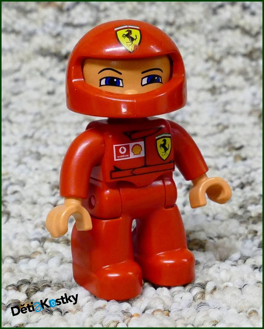 Lego® Duplo® Závodník Formule Ferrari s Helmou