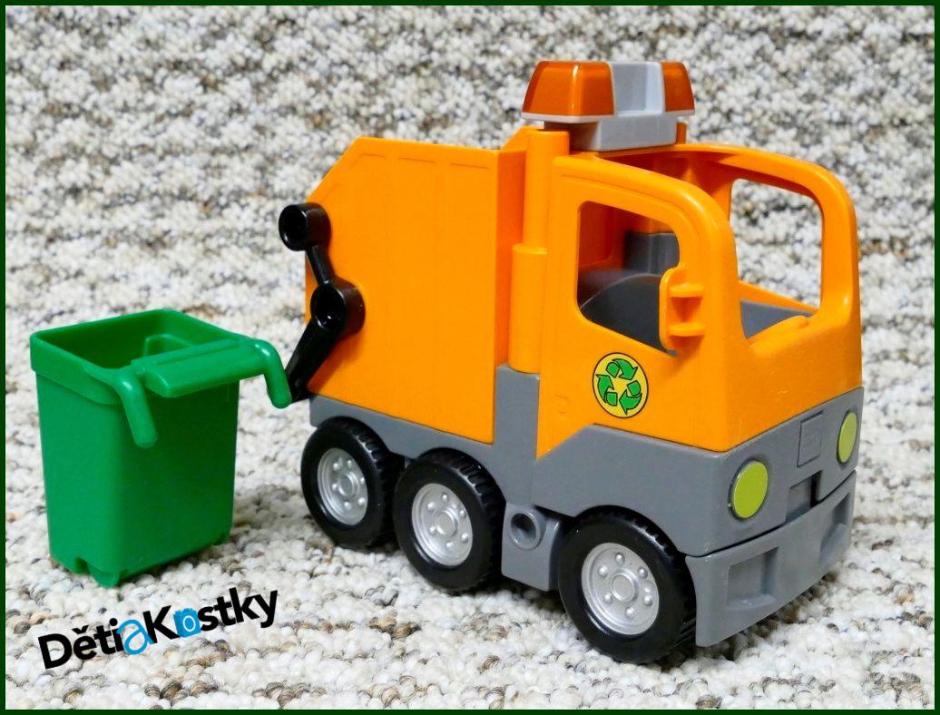 Lego® Duplo® Popeláři / Náklaďák Oranžový s Majáčkem
