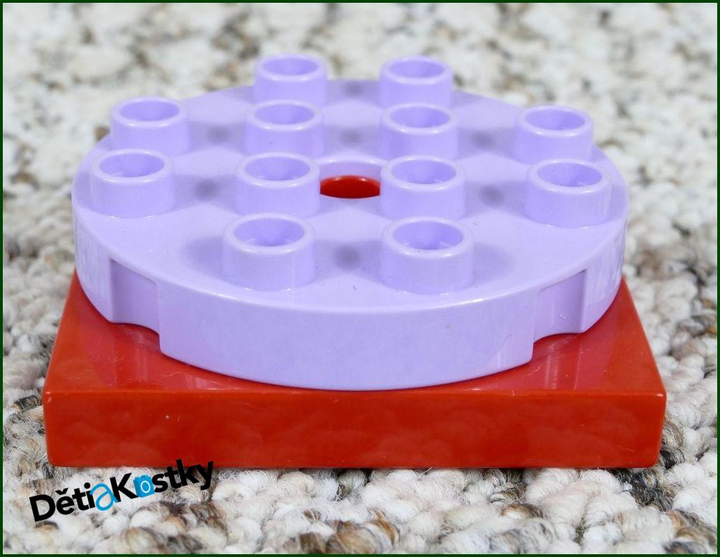 Lego® Duplo® Otočná Část Velká Červeno-Fialová