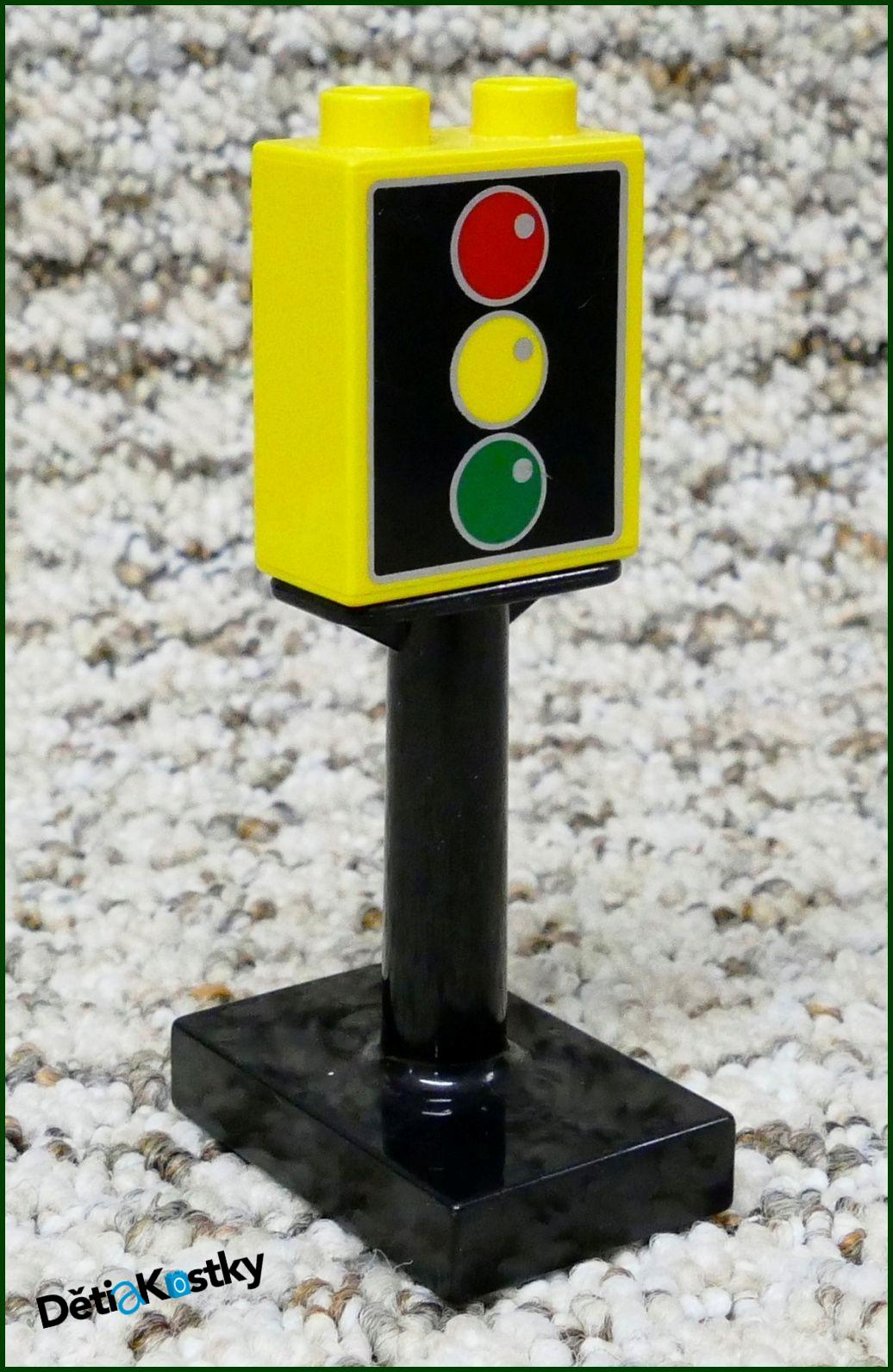 Lego® Duplo® Značka Žlutá Semafor (3)