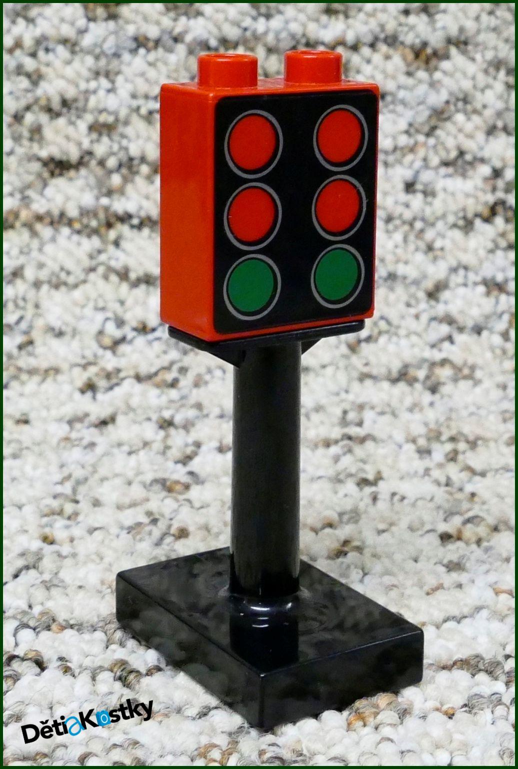 Lego® Duplo® Značka Červená Semafor (6)