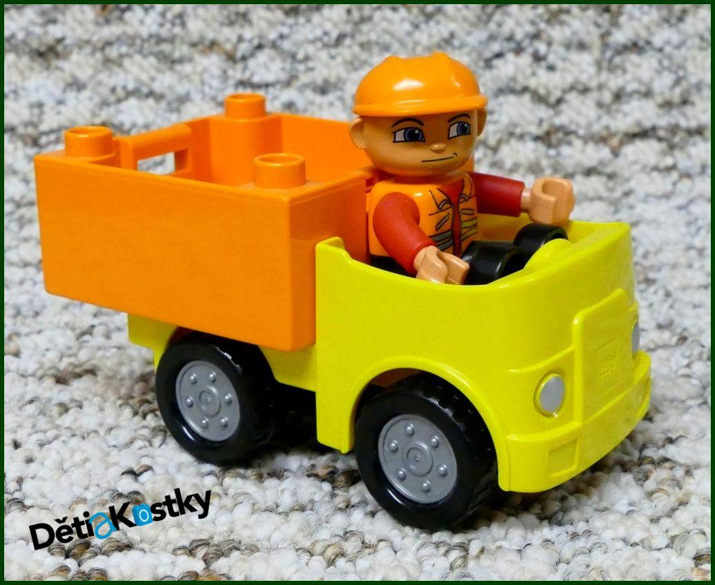 Lego® Duplo® Nákladní Autíčko Malé s Oranžovou Korbou