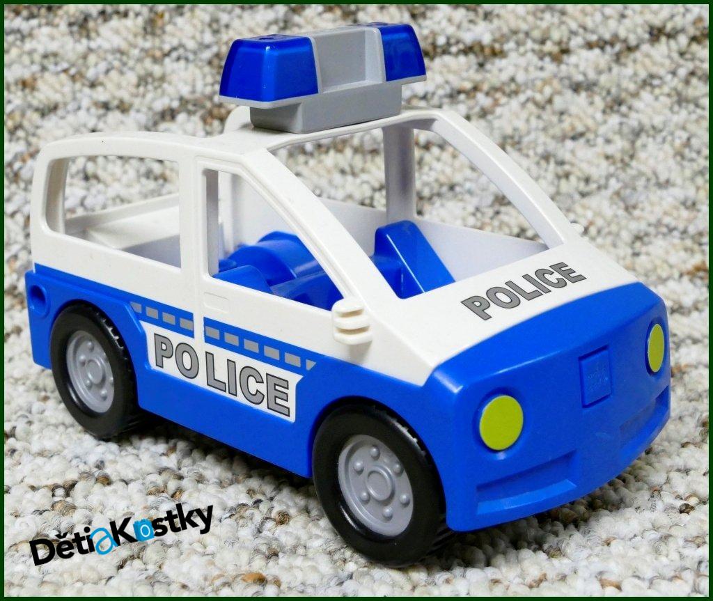 Lego® Duplo® Policejní Dodávka Bílo/Modrá - Šedý Nápis
